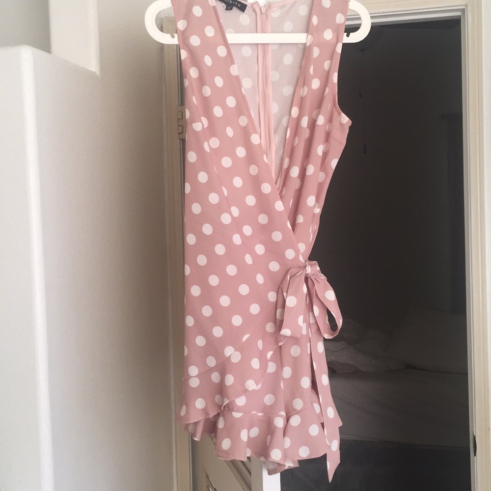 Polka dot romper